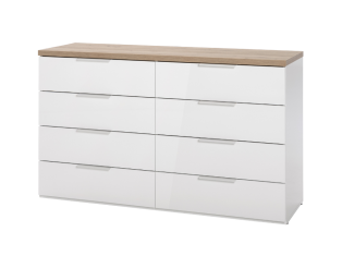 Commode double 4 + 4 tiroirs Mundi