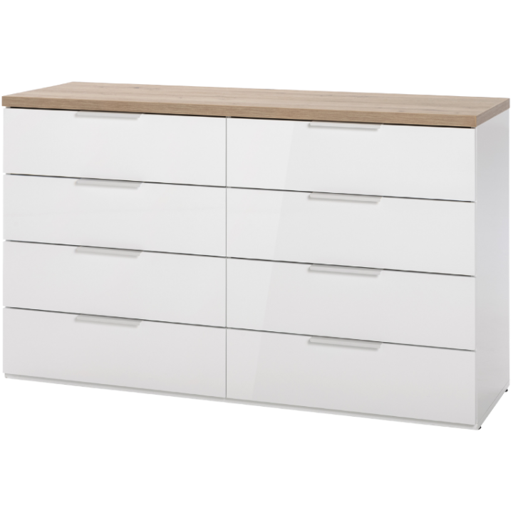Commode double 4 + 4 tiroirs Mundi
