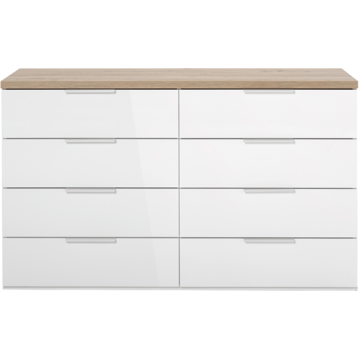 Commode double 4 + 4 tiroirs Mundi