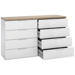 Commode double 4 + 4 tiroirs Mundi