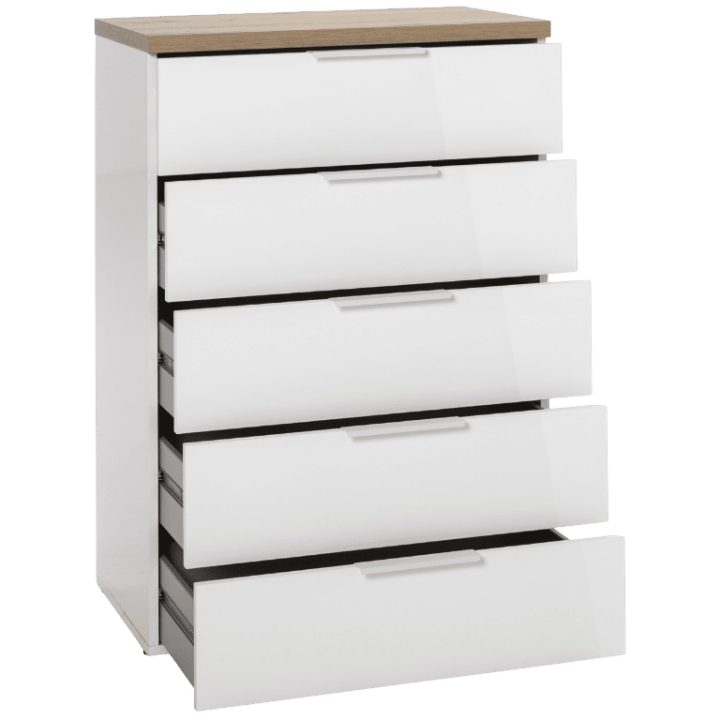 Commode 5 tiroirs Mundi