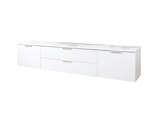 Meuble tv avec 2 portes et 2rabats Mundi