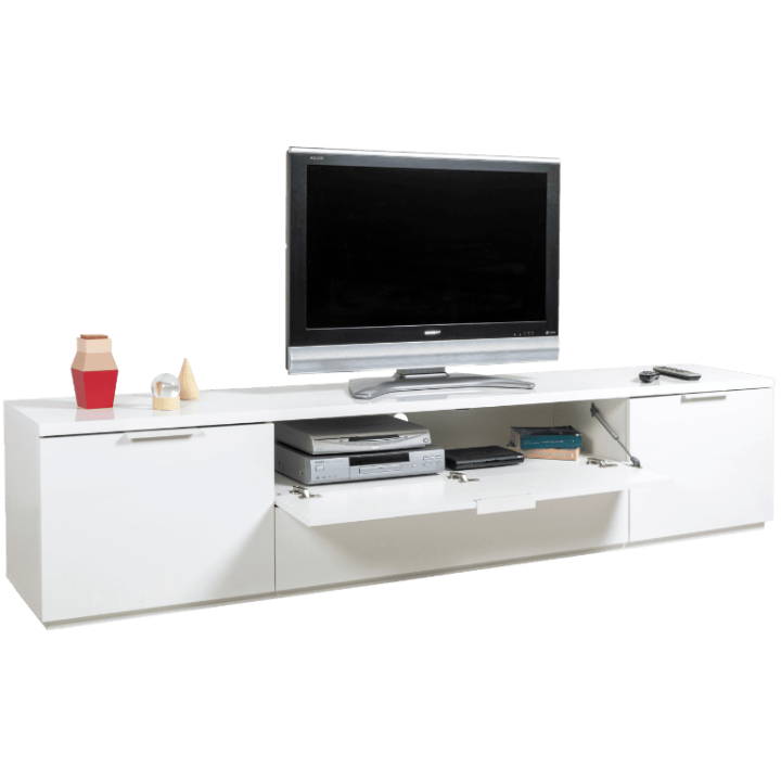 Meuble tv avec 2 portes et 2rabats Mundi