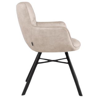 Chaise avec accoudoir Marcon Toffee