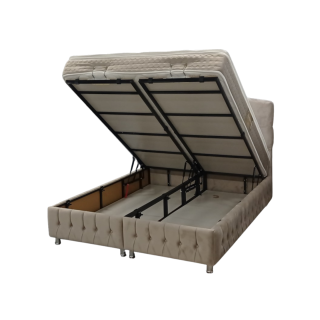 Lit coffre complet Madrid 180x200cm avec matelas Karizma soft 05