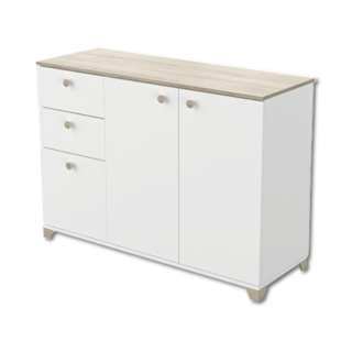 Enfilade Izzy blanc/chêne kronberg