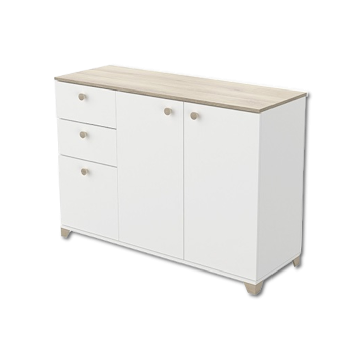 Enfilade Izzy blanc/chêne kronberg