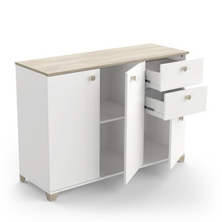 Enfilade Izzy blanc/chêne kronberg