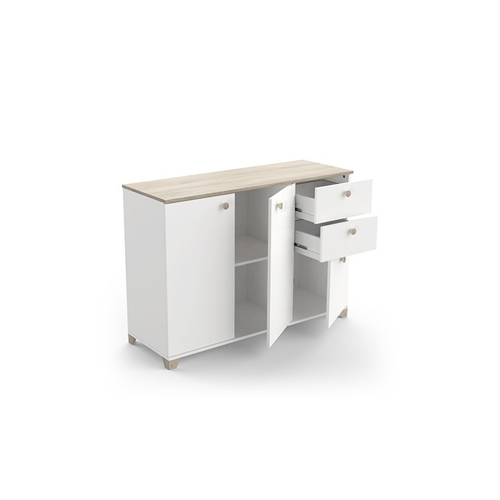 Enfilade Izzy blanc/chêne kronberg