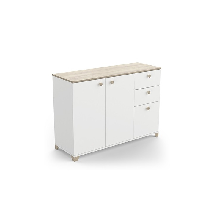 Enfilade Izzy blanc/chêne kronberg