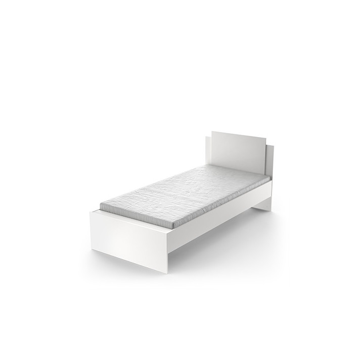 Lit 90x190/200 Life blanc