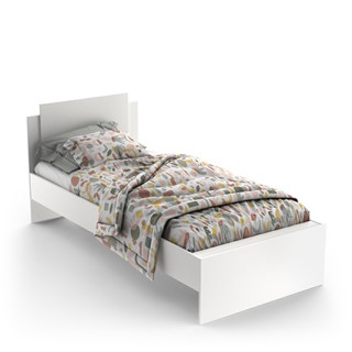 Lit 90x190/200 Life blanc