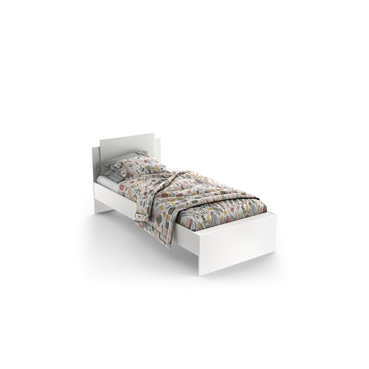 Lit 90x190/200 Life blanc