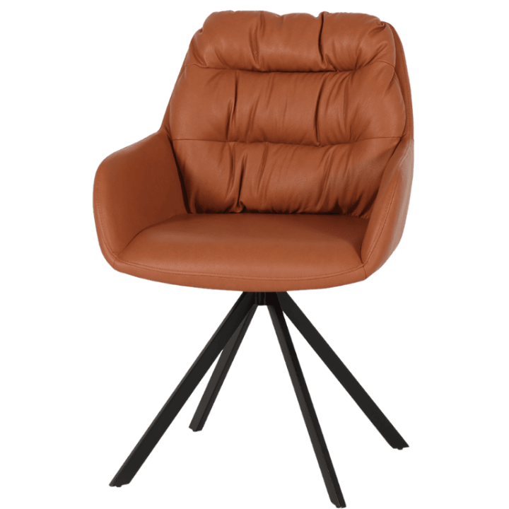 Chaise ADCM2132 cognac