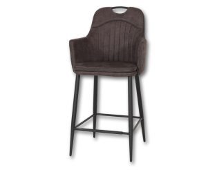 Tabouret de bar Morris Luxor anthracite