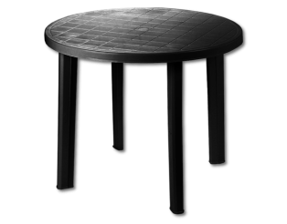 Table diam Tondo Anthracite
