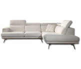 Salon d'angle Acerra gris