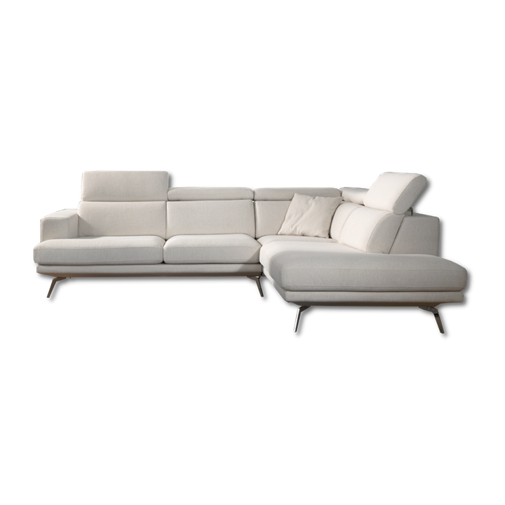 Salon d'angle Acerra gris