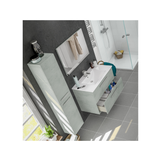 Aruba - Salle de bain - Meuble + vasque + miroir + colonne