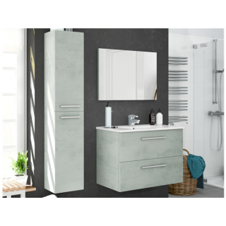Aruba - Salle de bain - Meuble + vasque + miroir + colonne