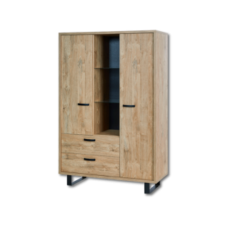 Meuble de rangement Como golden oak