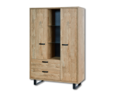 Meuble de rangement Como golden oak