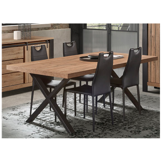 Table Simon 200x100 cm pied "X" TF1915
