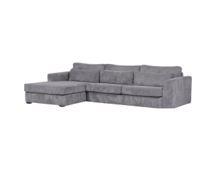 Salon d'angle Alcamo gris