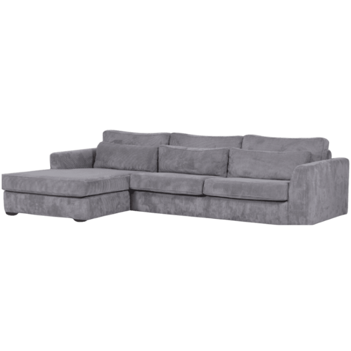 Salon d'angle Alcamo gris