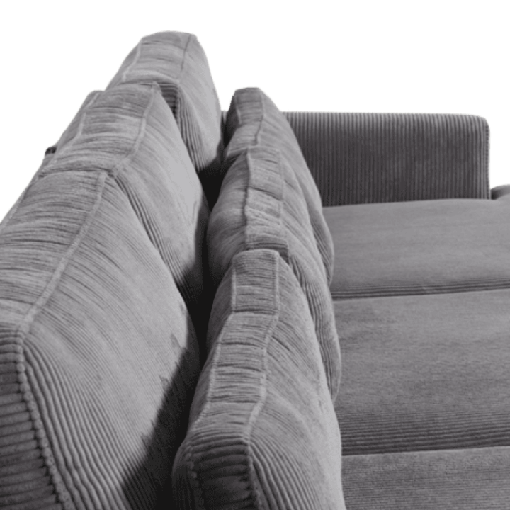 Salon d'angle Alcamo gris