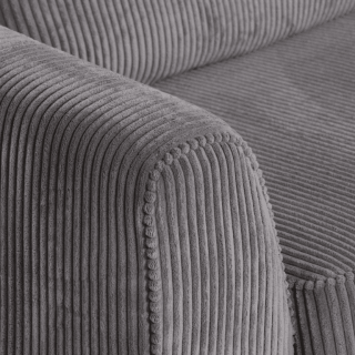 Salon d'angle Alcamo gris