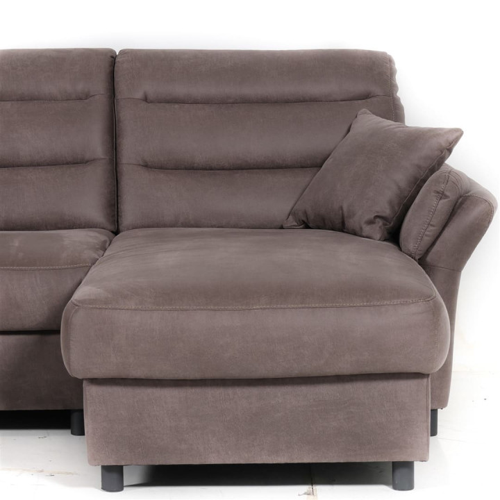 Salon d'angle Foreno marron