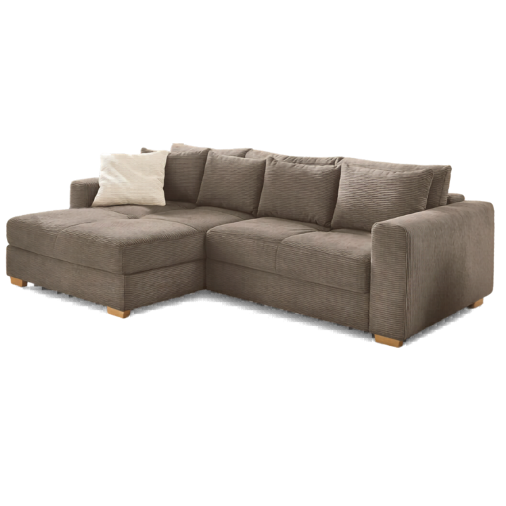 Salon d'angle Kampen taupe