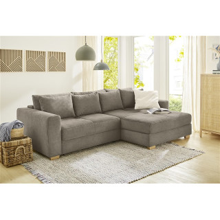 Salon d'angle Kampen taupe