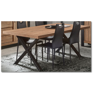 Table Simon 170x100 cm pied "X" TF1915