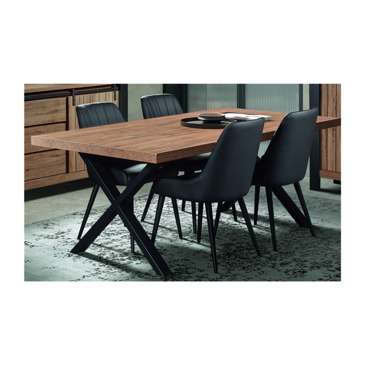 Table Simon 230x100 cm pied "X" TF1915