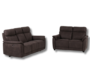 Salon 3 + 2 places Julien gris anthracite
