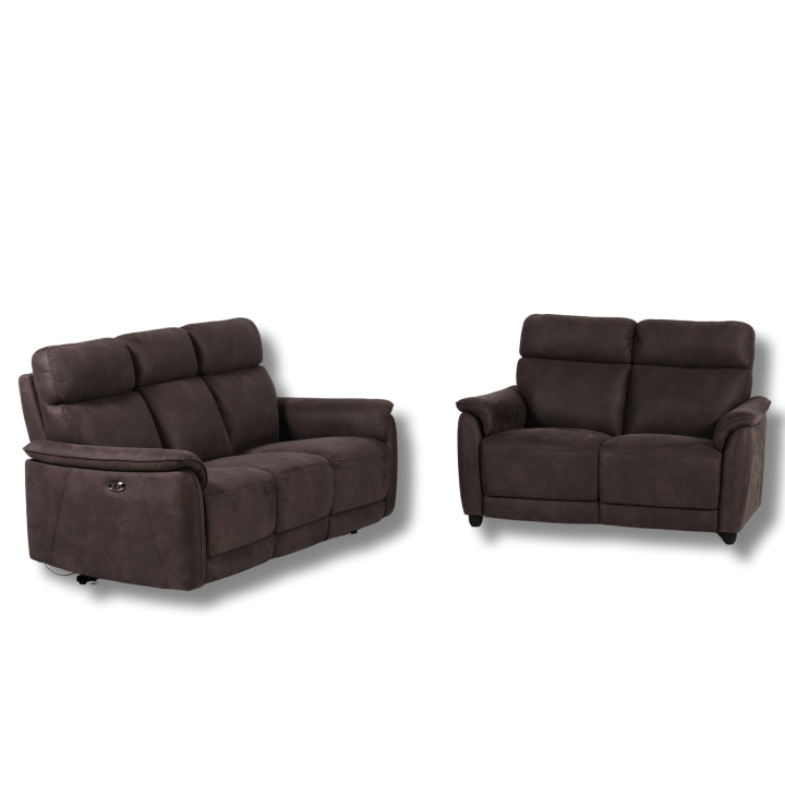 Salon 3 + 2 places Julien gris anthracite