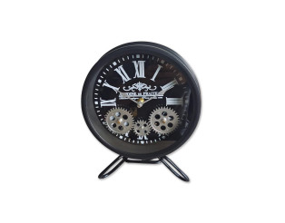 Horloge à engrenages à poser 21 CM noir ( 08,055)