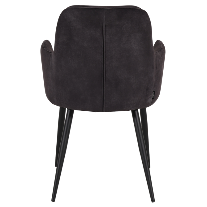 Chaise avec accoudoir Donna 3825 - Goldy anthracite