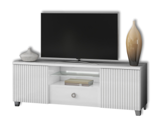 Meuble TV Elite blanc laqué