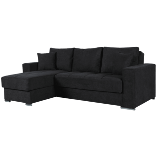 Salon d'angle  convertible Modena anthracite