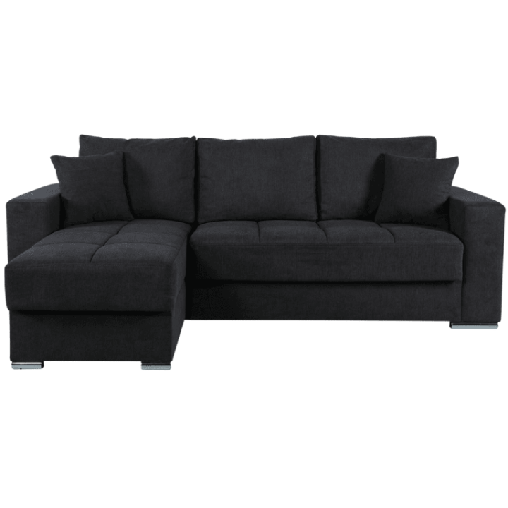Salon d'angle  convertible Modena anthracite