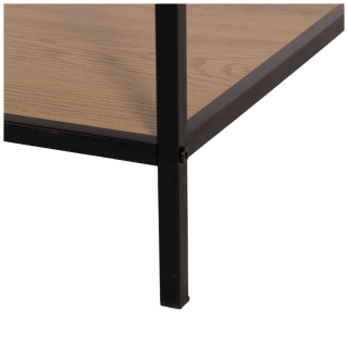 Table de salon CJ-N2309 melamine/métal noir