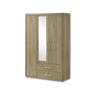Armoire 3 portes Cara caramel oak
