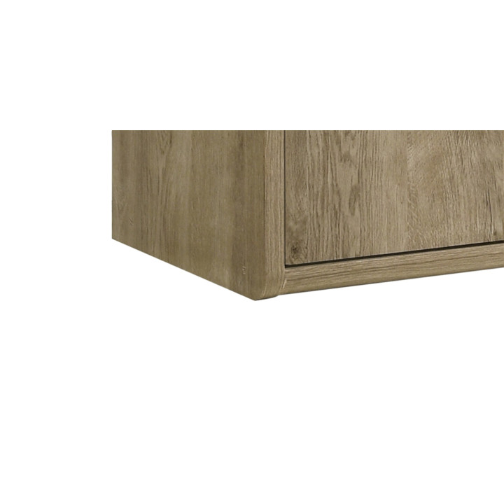 Armoire 4 portes Cara caramel oak