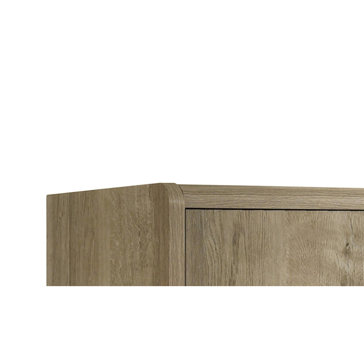 Armoire 4 portes Cara caramel oak