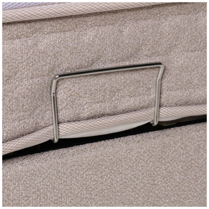 Lit complet 160 x 20 cm - Duru beige