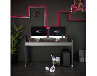 Bureau Kellon gris foncé
