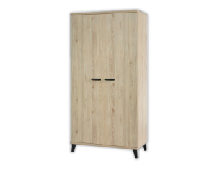 Garde robe 2 portes Evy chêne printemps